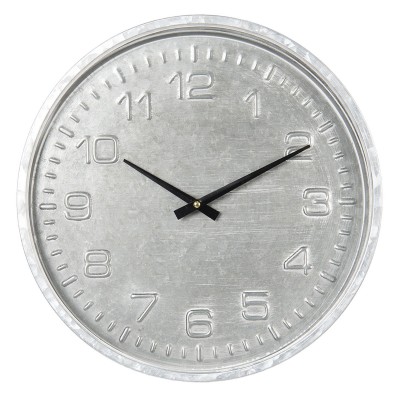 Zegar srebna tarcza Clayre  	6KL0567