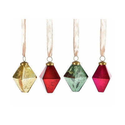 Bombka różowy kryształ 3 CBD05R