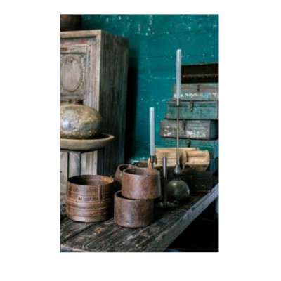  Antique Pojemnik metal C0075