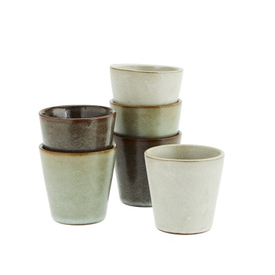 Filiżanki kamionkowe zestaw  DM003-7-3C