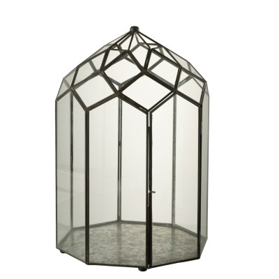 Szklarenka szkło metal L 28/28/50,5cm