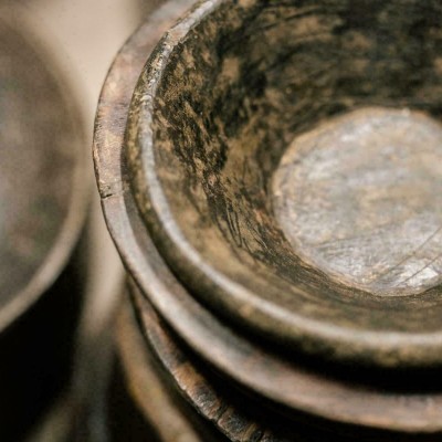 Antique Misa teak S C077