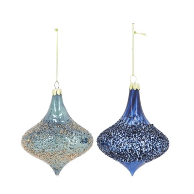 Bombka granat brokat 104190