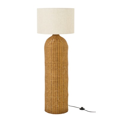 Lampa podłogowa wiklina+abażur 63870