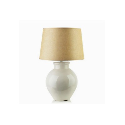 LETI GREY Lampa stołowa biała  HTLA7969