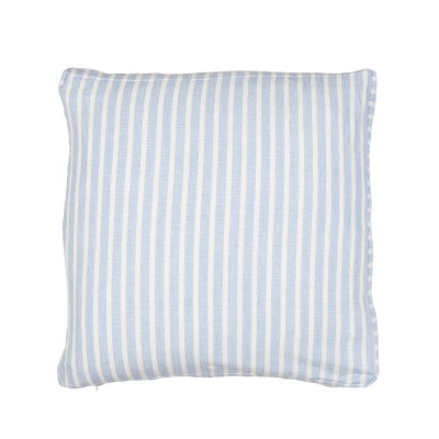 Poszewka na poduszkę Milas błękitu w cienkie białe