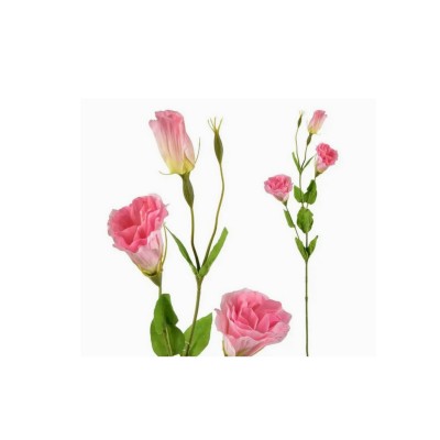 Kwiat sztuczny Eustoma róz