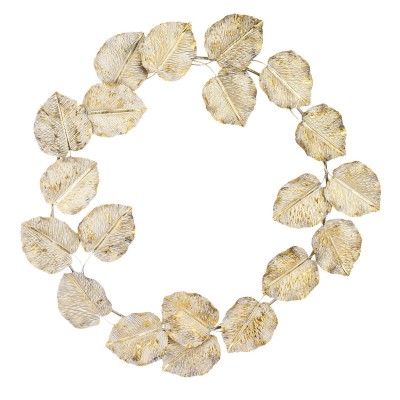 Metalowy Wianek listki 167565