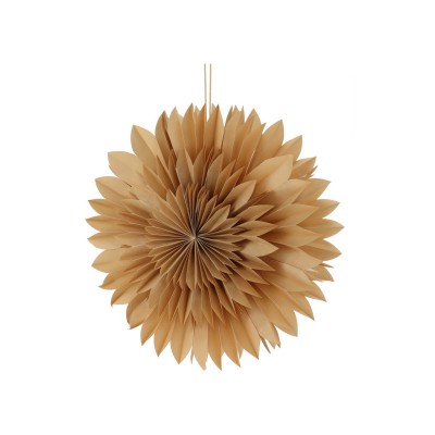 GWIAZDA PAPIEROWA OZDOBNA 50CM beż