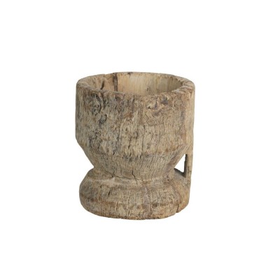 Antique Moździerz teak C319478