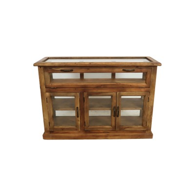 Przeszklona komoda Vintage 113x39x78cm